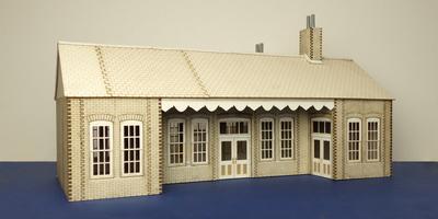 LCC B 70-04 O gauge early 20th century country railway station type 2